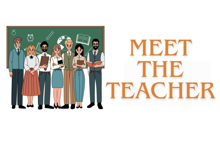 cartoon teachers standing in front of a chalkboard